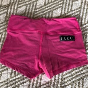 Pink Fleo Shorts